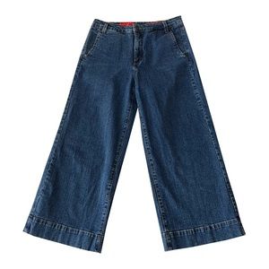 Not Your Daughters Jeans Wide Leg Crop Fit Jeans
